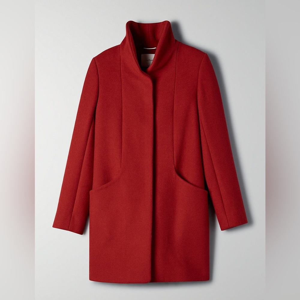 Wilfred Cocoon Cashmere and Wool coat